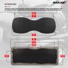MADJAX Genesis 300 Aluminum Golf Cart Rear Flip Seat Kit Compatible with Yamaha Drive2 | Fits 2017-Up Models (Deluxe Cushions, Black) view 4