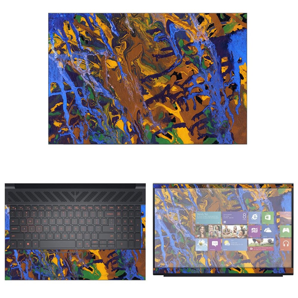 Decalrus - Protective Decal Sticker for The Dell G15 G5530 (15.6" Screen) case Cover wrap DEg15_G5530-235