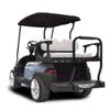 MADJAX Genesis 300 Aluminum Golf Cart Rear Flip Seat Kit Compatible with Yamaha Drive2 | Fits 2017-Up Models (Standard Cushions, Stone) view 1