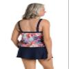 Maxine of Hollywood Women's Bandeau Tankini Swimsuit Top, Multi//Whirlwind Paisley, 18 view 2