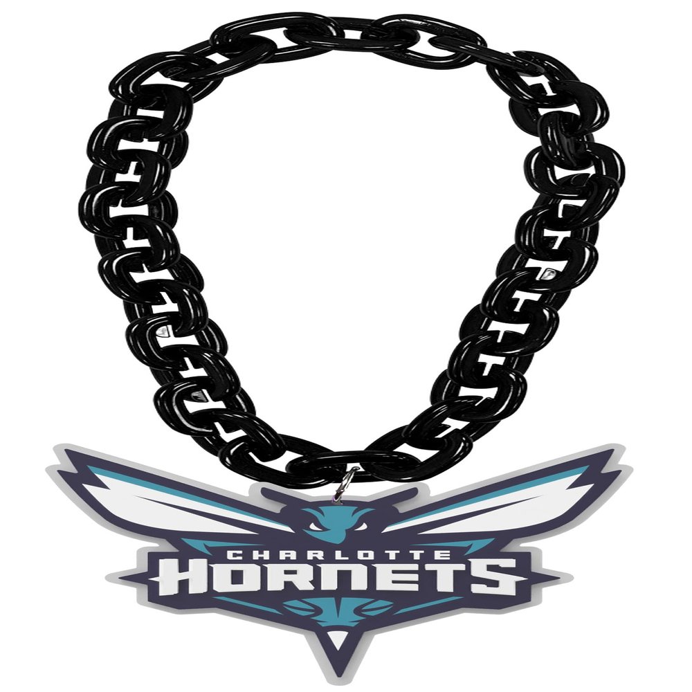 aminco Charlotte Hornets NBA Fan Chain, Black