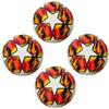 3LSportive Soccer Ball Official Size 5 Orange & Fire (4) view 1