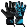 Rectrix Bold Goalkeeper Gloves - Fingersave Protection - German Latex - Negative Cut - Youth & Adult Sizes - for Soccer (Blue, 9) view 1