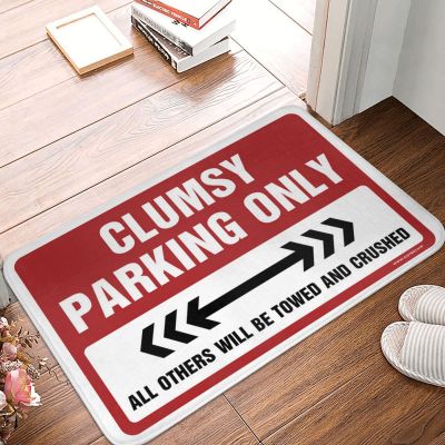 Bedroom Door Decor Clumsy Parking Only Rug Summer Door Mat Outdoor Men Cave Decor (Size : 50X80CM)