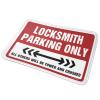 CakJuice Outdoor Mats for Front Door Locksmith Parking Only Rug Fall Rugs Outdoor Winter Door Mat Outdoor (Size : 50X80CM) view 2