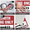 CakJuice Outdoor Mats for Front Door Locksmith Parking Only Rug Fall Rugs Outdoor Winter Door Mat Outdoor (Size : 50X80CM) view 3