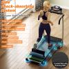 Goplus Foldable Treadmills for Home, Freestanding Folding Treadmill with 12 Preset Programs, Adjustable LCD Display, Pulse Sensors, Portable Compact Treadmill for Walking and Jogging (Black) view 3