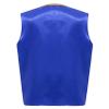 renvena Boys Arabian Prince Vest Kids Halloween Open Front Golden Dressy Waistcoat Party Outfits Royal Blue 16 Years view 2