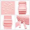 Belt Bag for Women Two-Way Zipper Cross Body Fanny Pack Fashion Waist Packs Everywhere Belt Bag with Adjustable Strap Gifts for Teen Girls Women Men (Light Pink) view 3
