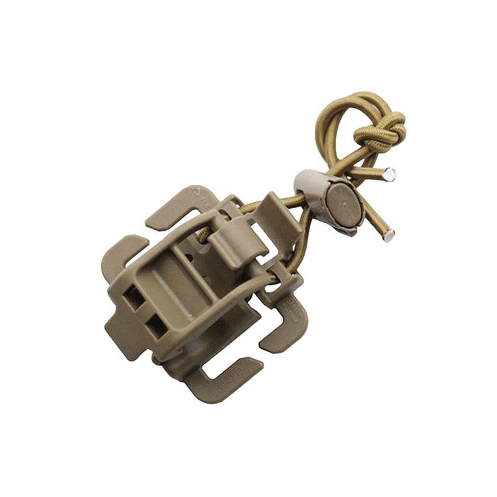 Wheel Clip Hiking Accessories Multifunction Hanging Buckle Shovel Clamp Axe Clamp Bracket Backpack Acces (Color : Khaki)