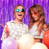 Ferwzsr 6 Pack Purple Foil Fringe Curtain Backdrop, 3.28Ft x 6.6Ft Metallic Tinsel Foil Fringe Streamer Curtains for Photo Booth, Christmas Day, Thanksgiving, Wedding, New Year Party Decorations view 4