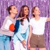 6 Pack Light Purple Foil Fringe Curtain Backdrop, 3.28Ft x 6.6Ft Metallic Tinsel Foil Fringe Streamer Curtains for Photo Booth, Christmas Day, Thanksgiving, Wedding, New Year Party Decorations view 4