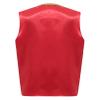 YONGHS Boys Medieval Steampunk Vest Arabian Prince Pretend Dressy Waistcoat for Fancy Party Halloween Burgundy 8 Years view 2