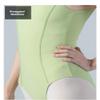 YYKSYDPT Women's Ballet Leotard V-Neck Dancewear Straps Camisole Vest One-Piece Suit (Blue, XS) view 3