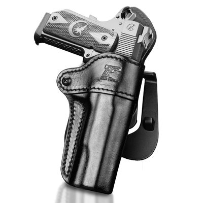 1911 Leather Holster, Holster for Colt 1911/Kimber 1911/Springfield 1911/S&W 1911 and Most 1911 5'' No Rail Pistol, Full Grain Leather, Fits 1911 Models with 4'' and 5'' Barrels