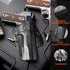 1911 Leather Holster, Holster for Colt 1911/Kimber 1911/Springfield 1911/S&W 1911 and Most 1911 5'' No Rail Pistol, Full Grain Leather, Fits 1911 Models with 4'' and 5'' Barrels view 4