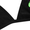 ANKOMINA Women Gothic Skull Letter Printed Two Piece Swimsuit High Cut Triangle Bikini Set for Rave Party Festival Halloween view 4