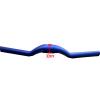 FukkeR 31.8 Mountain Bike Riser Bar Aluminum Alloy Mountain Bike Handlebars 620/640/660/680/700/720/740/760/780mm Bikes Bicycle Handle Bar for BMX DH XC AM FR Rise 30mm (Color : Red, Size : 700mm) view 3