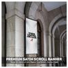 AGAS Alabama Crimson Tide Scroll Banner - Where Legends Are Made - 8.5x27.5 Inch Poly-Satin Flag - Official Licensed Merchandise - Ready to Hang with Natural Wooden Poles & Cords view 3