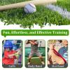 HOTETRI Baseball/Softball Training Equipment for Batting Training, Swing Trainer Aid, Hitting Trainer, Baseball Training (Orange- Body Band) view 2