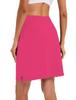 Jhsnjnr Women's Tennis Skirt Casual Knee Length Golf Skirts with Pockets Workout Athletic Skort Hot Pink view 4
