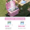 EchoSmile 18 Quart Rotomolded Cooler, Portable Hard Ice Chest, Suit for BBQ, Camping, Pincnic view 2