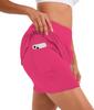 Jhsnjnr Women's Tennis Skirt Casual Knee Length Golf Skirts with Pockets Workout Athletic Skort Hot Pink view 2