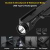 XYH-Win 1000 Lumens Tactical Flashlight Blue Laser Combo Compatible with M-Lok and Picatinny Rail, Tactical Light with Strobe Function, USB-TypeC Rechargeable,IIIA Class Laser Output 5mw,XK76 Model view 4