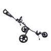 Kathring 3 Wheel Golf TrolleyFoldable lightweight trolley with foot brake, triangular construction golf trolley with scoreboard, spike socket and elastic band view 1
