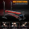 Weight Bench Set with Squat Rack, OPPSDECOR 6 in 1 600lbs Bench Press Set With Removable Leg Catch, Adjustable Incline Flat Decline Sit Up Workout Bench, Full Body Strength Training for Home Gym - view 4