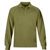 MOHEEN Men's Outdoor Sport Performance Polo Long Sleeve Shirt Tactical Top Tee Shirt(Army Green,6XL) view 1