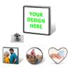 Custom Lapel Pins Bulk Personalized Photo Button Design Your Own Picture Text Logo Badge For Hat Backpack Clothing Decoration Business Wedding Gift,Square view 1