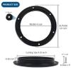 4 Inch Boat Hatch,Boat Deck Plates Round Non-Slip Inspection Hatch with Clear Detachable Cover,Marine Access Hatch Deck Hatches for RV Boat Yacht Kayak Outdoor Mount-Screws Included - Black view 2