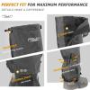 Frelaxy Ultra HIGH-Performance Hunting Gaiters - 100% Waterproof Hiking Gaiters with Upgraded Rubber Foot Strap, Adjustable Snow Boot Enhancers (Gray, M) view 4