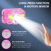 LHKNL Headlamp Flashlight, High Lumen Bright LED Rechargeable Headlight with White Red Light, 2-Pack Waterproof Motion Sensor Head Lamp, 8 Mode for Camping Running Hiking Fishing Gear- Pink view 3