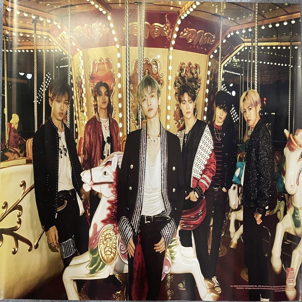NCT DREAM - RELOAD album Official Unfolded Poster in tube case
