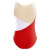 ranrann Kids Girls 2Pcs Sequins Ballet Dance Outfits Sleeveless Floral Gymnastic Leotard with Booty Shorts Tracksuit Unitards Red A 10 Years view 2