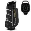 Goplus Golf Cart Bag with 15-Way Top Dividers, Golf Club Bag with 7 Zippered Pockets, Cooler Bag, Rain Hood, Umbrella Holder, Shoulder Strap, Lightweight Golf Bag for Men Women (Black+Yellow) view 1