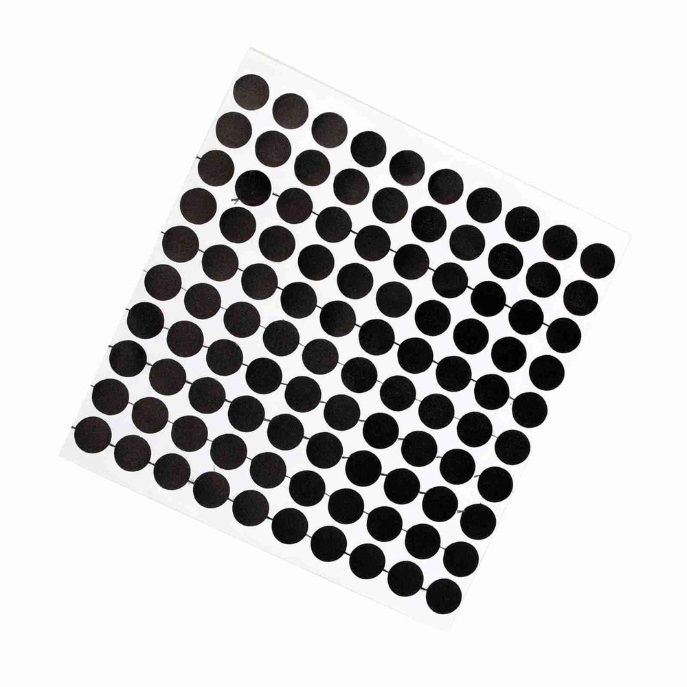 Pool Ball Marker, Table Position Point Sticker with Black Dots Easy Apply Billiards Spot Marker, for Snooker and Pool Accessories, Game Improvement Tool