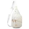 AOSTIHOT Crossbody Small Sling Backpack Sling Bag for Women, Chest Bag Daypack Crossbody for Travel Sport Running Hiking Beige view 1