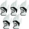 FINGER TEN Golf Gloves Men Value 5 Pack for Left Right Hand, Comfortable Soft & All Weather Grip Mens Golf Glove, Sizes S M ML L XL XXL 3XL (White(Men Gloves), XX-Large(Worn On Left Hand)) view 1