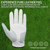 FINGER TEN Golf Gloves Men Value 5 Pack for Left Right Hand, Comfortable Soft & All Weather Grip Mens Golf Glove, Sizes S M ML L XL XXL 3XL (White(Men Gloves), XX-Large(Worn On Left Hand)) view 4