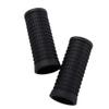 1 Pair Bike Handlebar Grips, Black Bicycle Handlebar Protective Cover Bike Handle Bar End Grips for Scooter, Folding Bike view 3