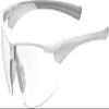 ACE Evo Safety Glasses - Lab Work Glasses with Anti Fog Coating - for Cosmetics, Medicine, Science, Chemistry etc. - White Frame with Clear Lenses view 1