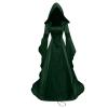 SHOPESSA Women's Gothic Dress with Hood Medieval Costume Corset Renaissance Dress Cosplay Vintage Victorian Ball Gowns view 1