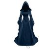 SHOPESSA Women's Gothic Dress with Hood Medieval Costume Corset Renaissance Dress Cosplay Vintage Victorian Ball Gowns view 1