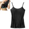 2023 New Women Tank Top with Built in Bra Camisole - Tank with Built in Bra, Adjustable Breathable Strap Tank Top for Women (as1, Alpha, l, Regular, Regular, Black) view 1