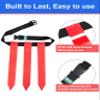 Hilhook Flag Football Belts, 24 Set of Player Adjustable Flag Football Set with 72 Flags for Youth and Adults Training Equipment view 4