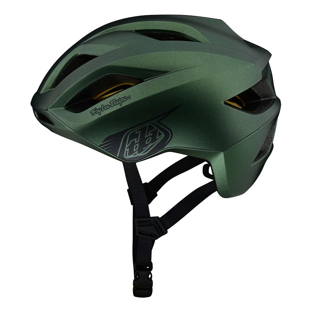 Troy Lee Designs - Grail Helmet; Badge Forest Green MD/LG