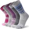 ANTSANG Merino Wool Hiking Socks for Men & Women Thermal Warm Winter Thick Cozy Athletic Crew Work Boot Gift Socks Stocking Stuffers 5 Pairs(Nordic,M)